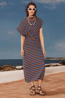 LIMITED EDITION STRIPED LEATHER SHOPPER