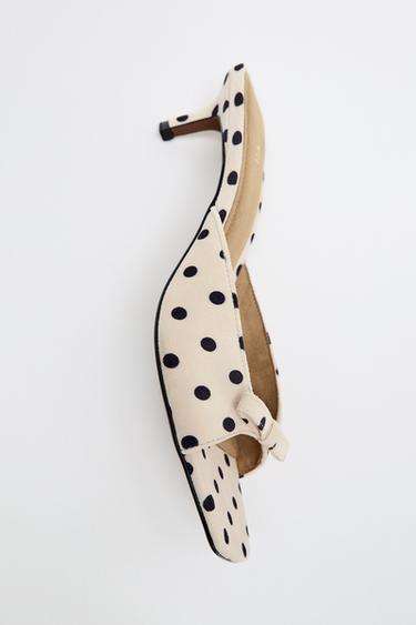 POLKA DOT MULE WITH BOW - Multicoloured by Zara