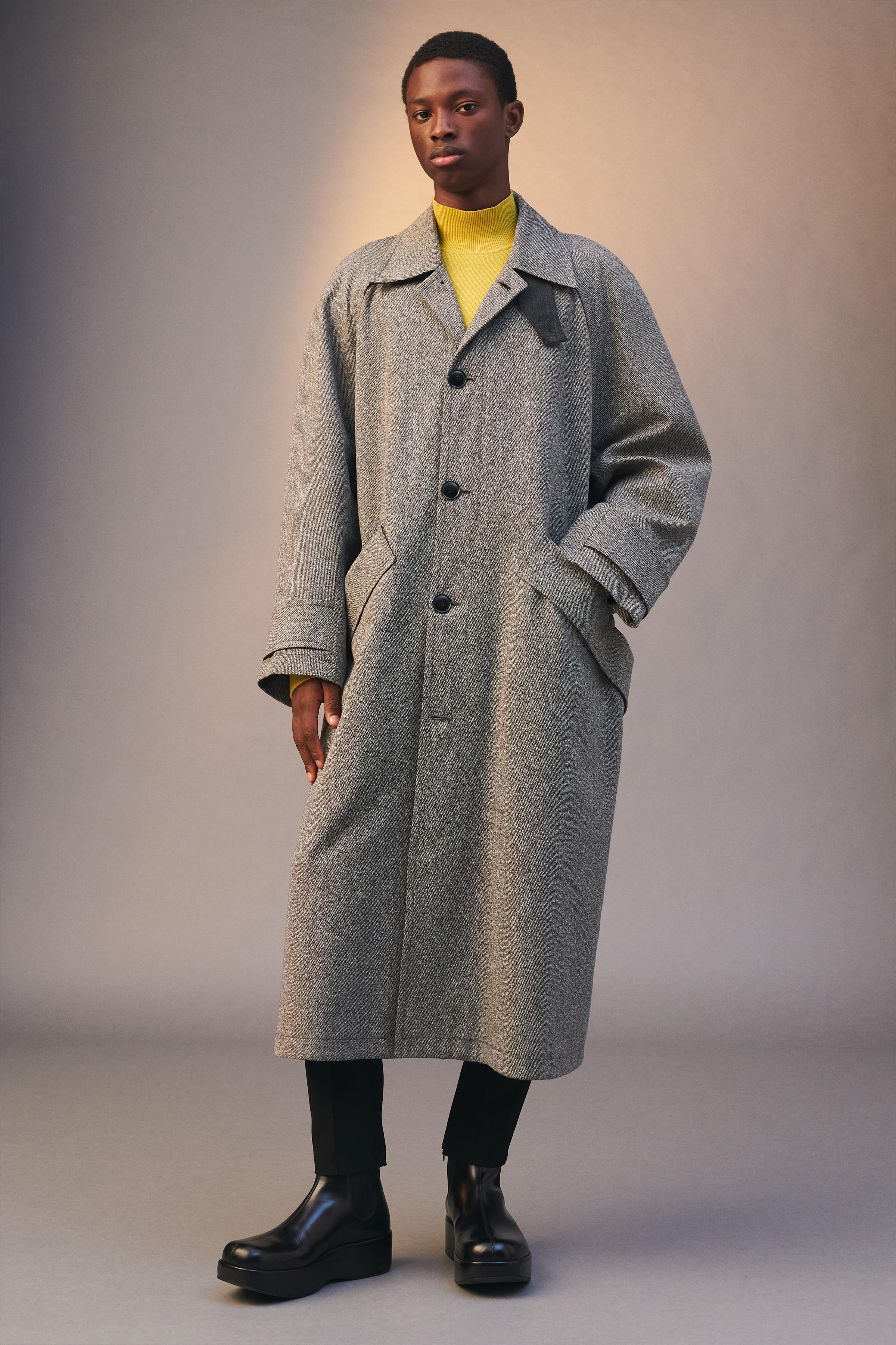 Zara Wool Cotton Trench deals Coat