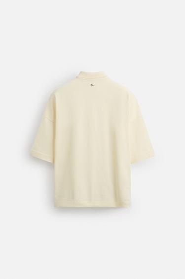 POLO COUPE DÉCONTRACTÉE - Jaune clair de Zara - Image 7