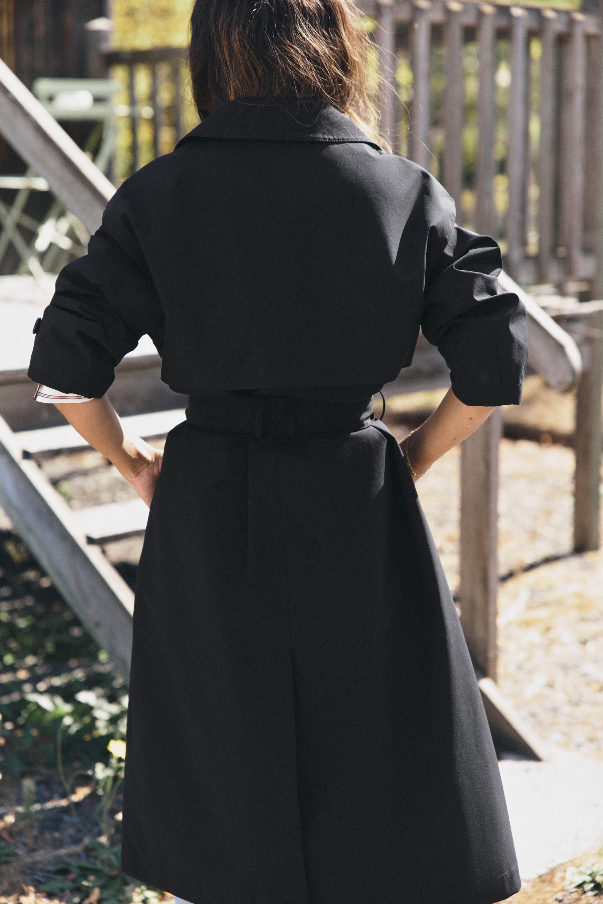 WATER-REPELLENT WINDPROOF TRENCH COAT