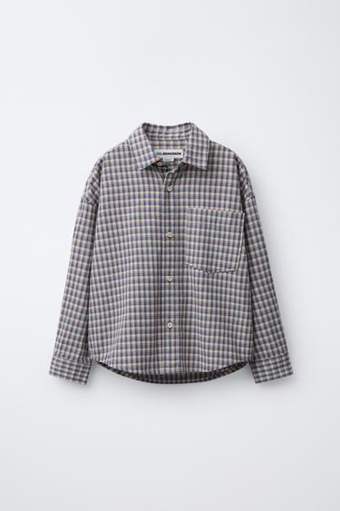 КАРТАТА СОРОЧКА BENSIMON ® X ZARA - Блакитний Zara - Зображення 0