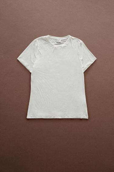 Short sleeve T-shirt - STUDIO — Ecru 1