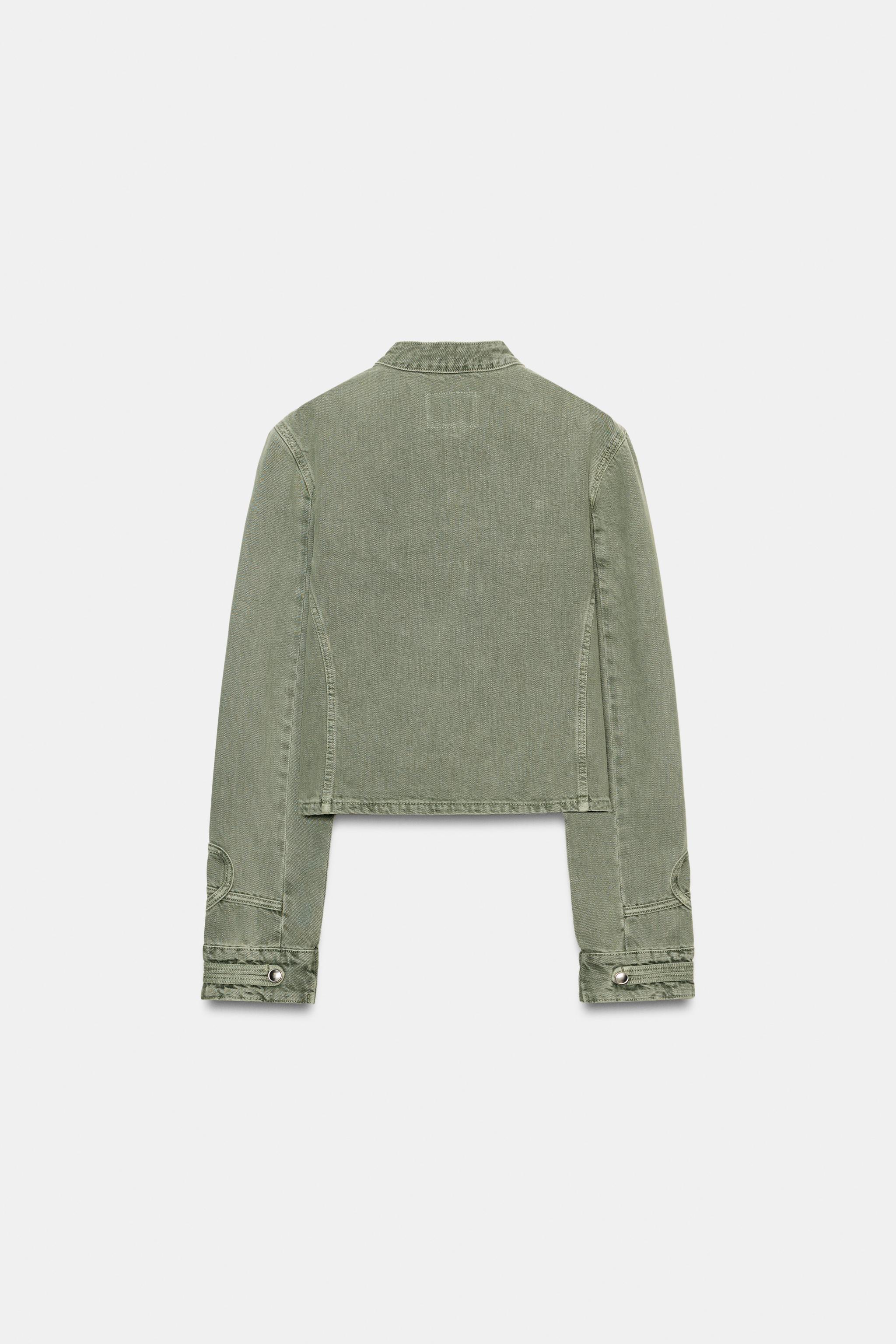 Zara DÜĞMELİ FIT KESİM CEKET görsel 4
