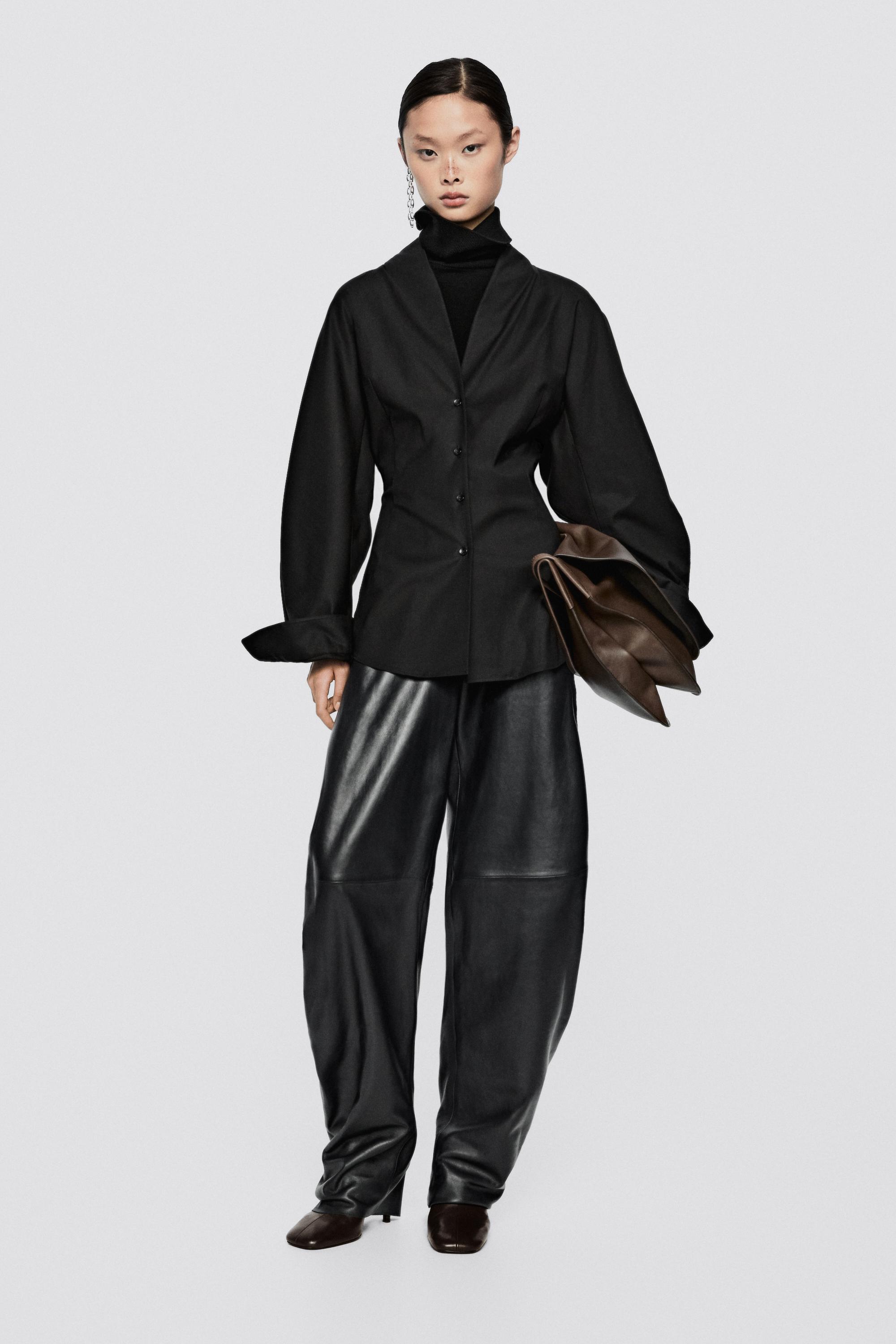 Poplin tuxedo-style collar shirt - LIMITED EDITION