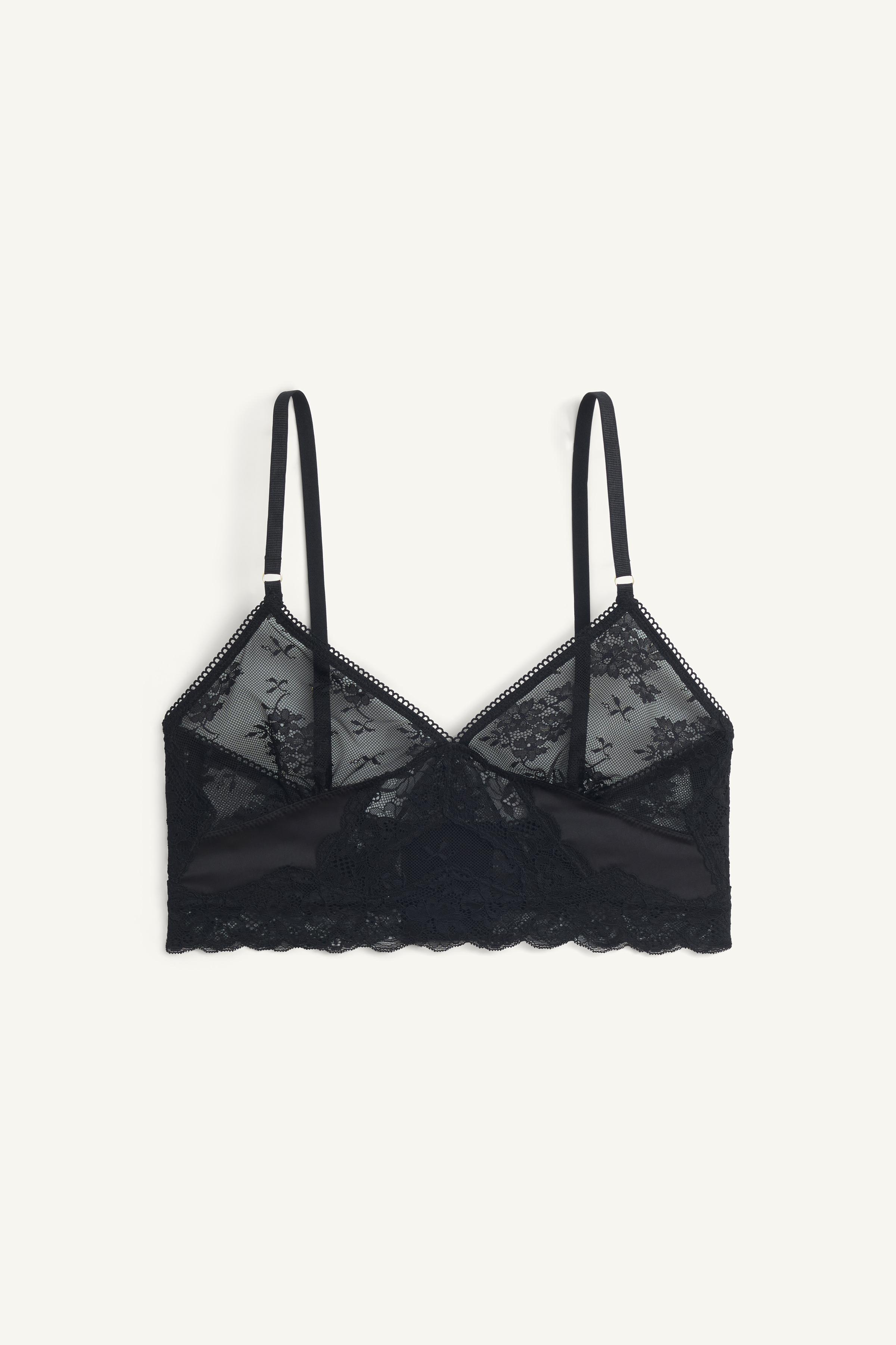 Bralette negro zara on sale