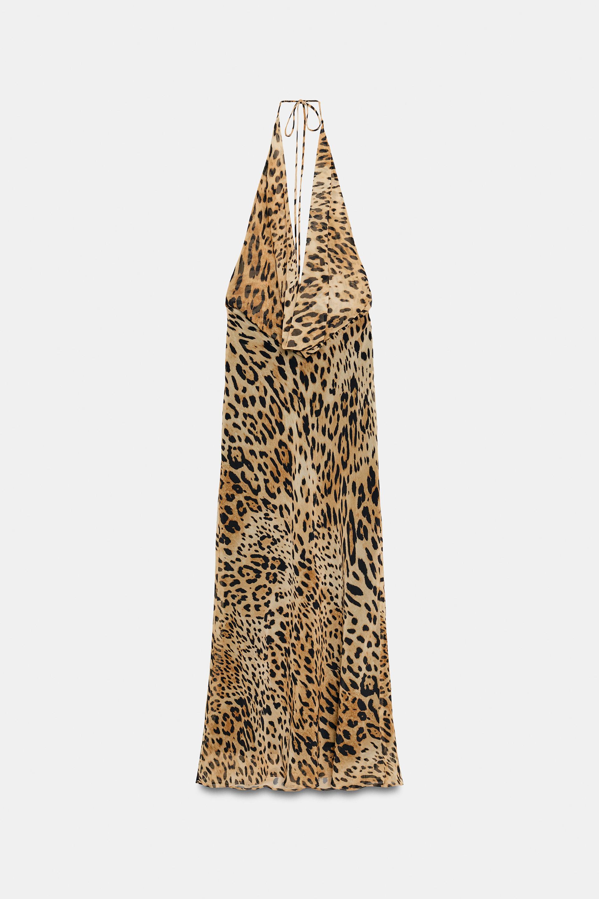 Animal Print Midi Dress