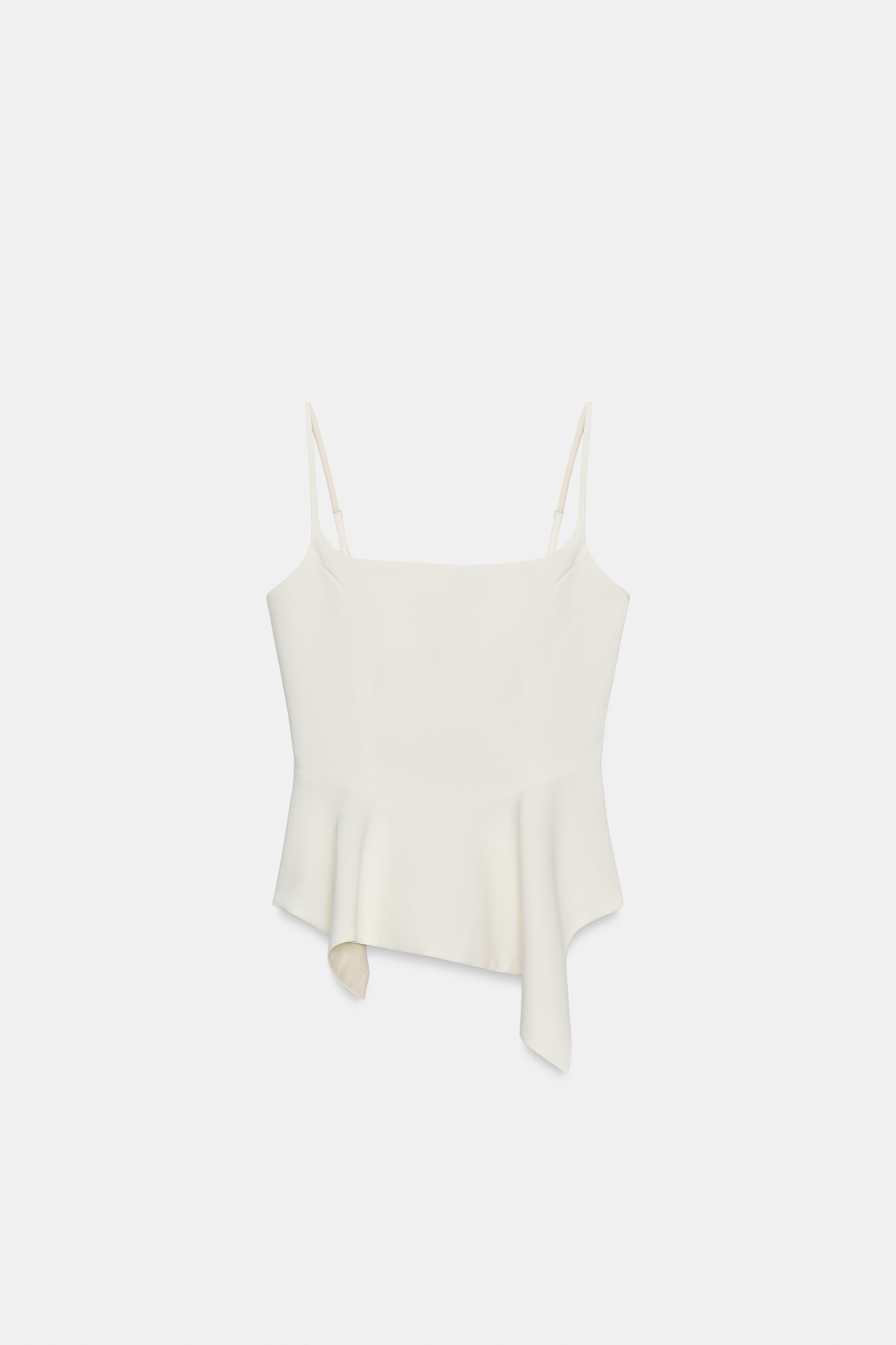 Женские рубашки Zara ZW COLLECTION PEPLUM TOP — фото 7
