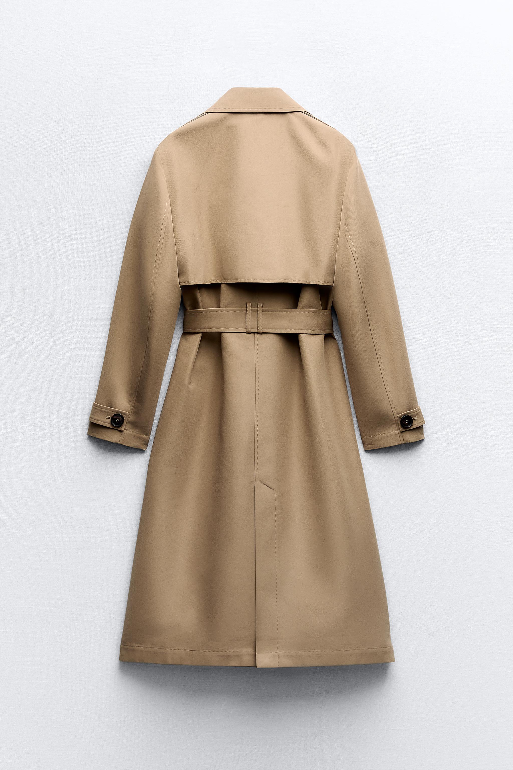 Camel hotsell overcoat zara