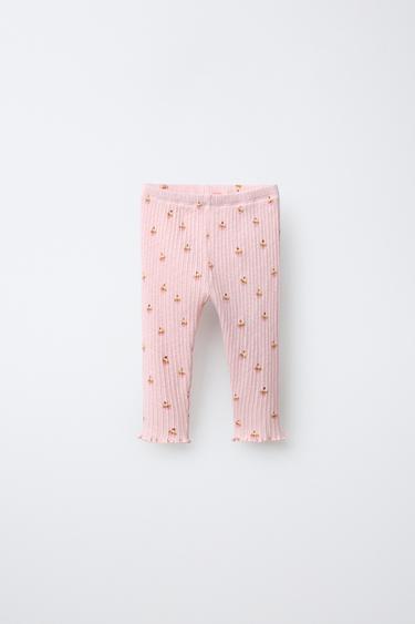 CUPCAKE PRINT LEGGINGS - Pink by Zara - Image 0