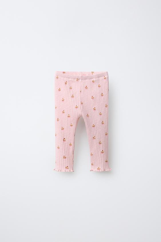 CUPCAKE PRINT LEGGINGS - Pink by Zara - Image 0