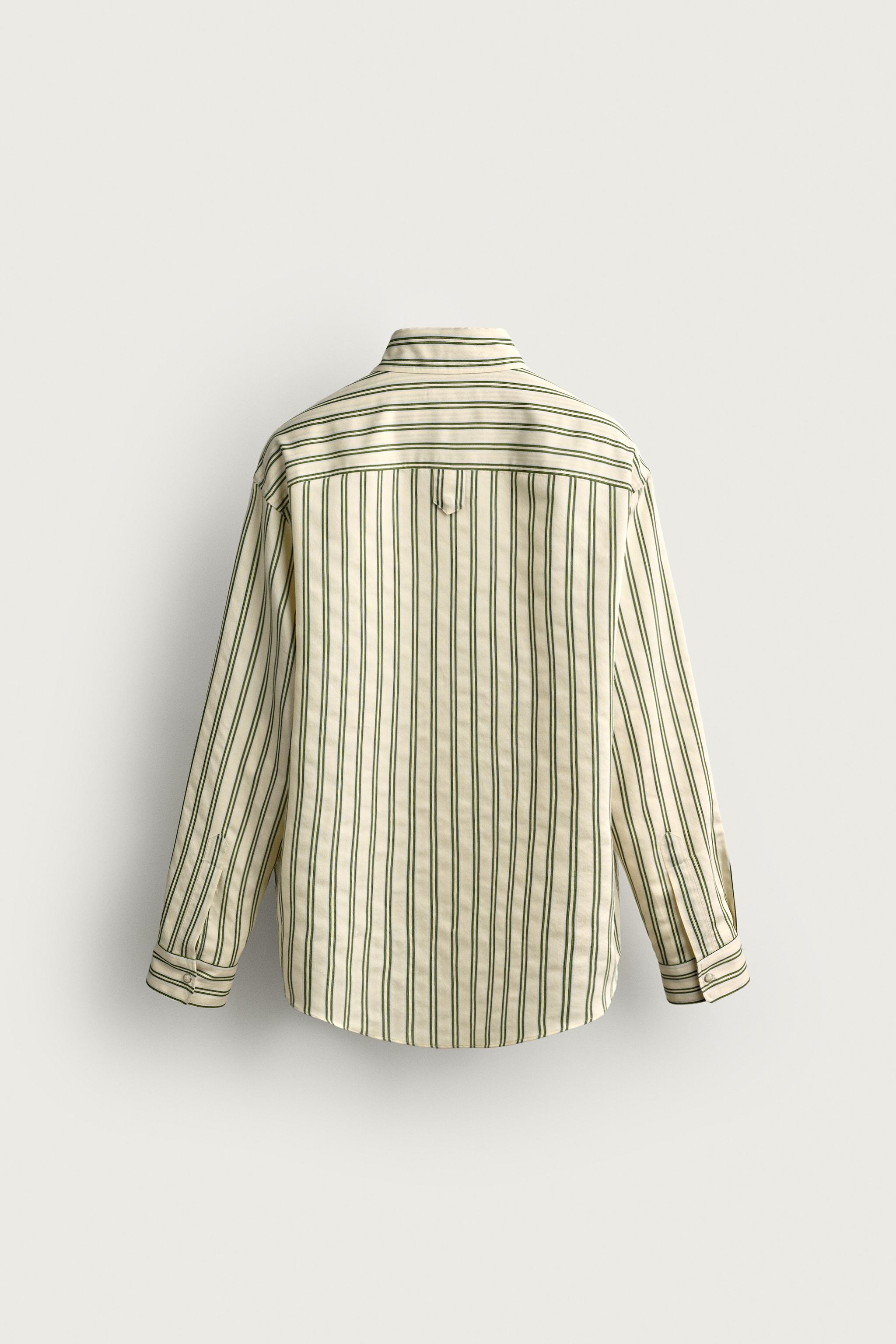CHEMISE FLUIDE À RAYURES