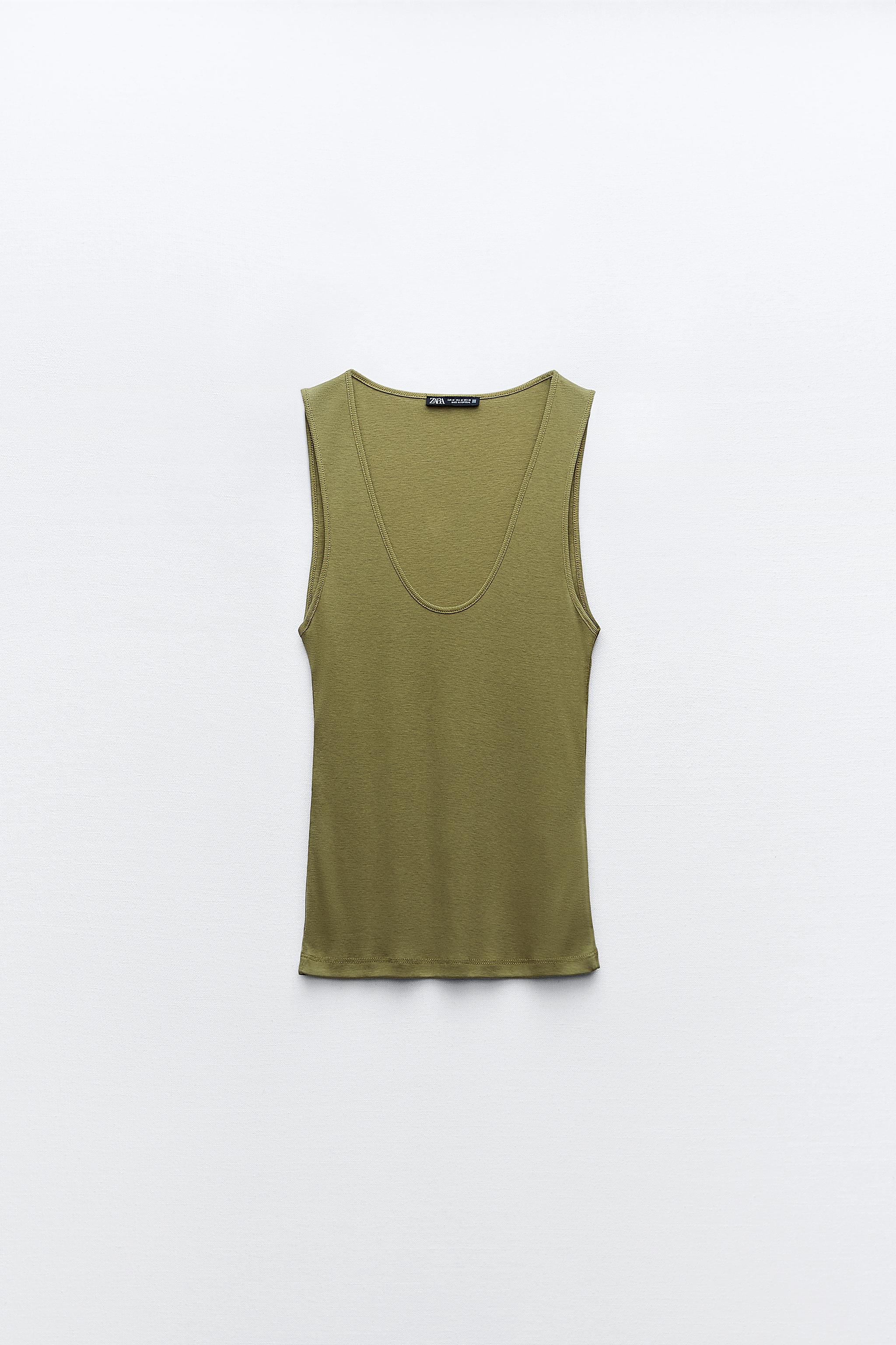 Camiseta tirantes 2024 basica zara