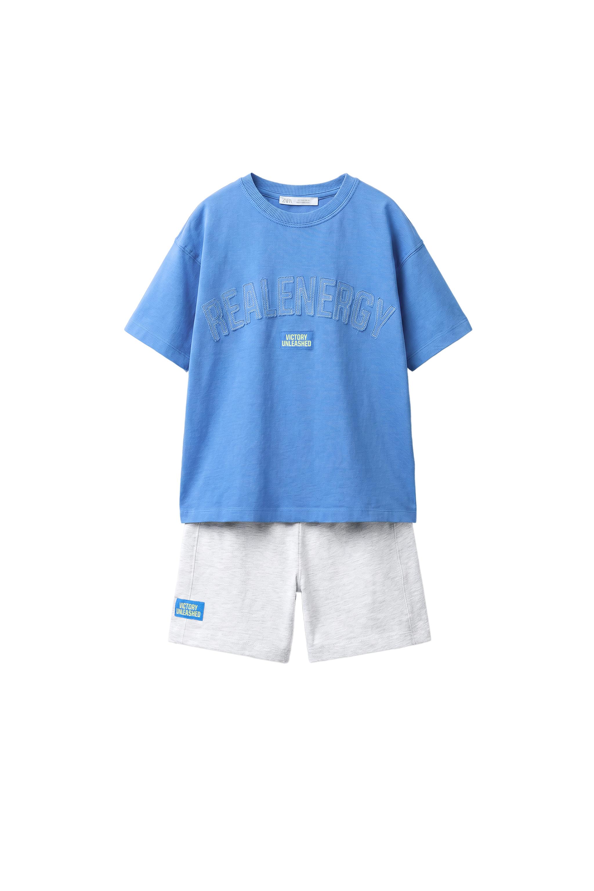 はな＊はな　0606 6-14歳/ テキストパッチパジャマ - 濃青 | ZARA Japan / 日本