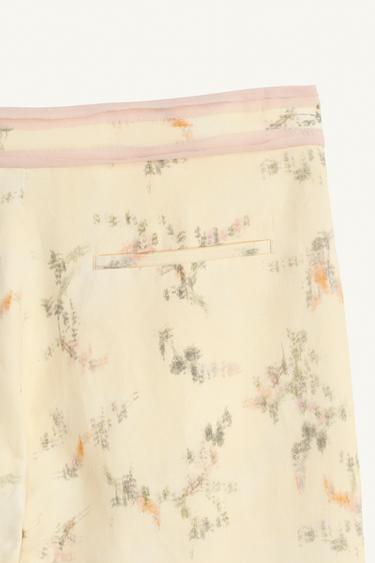 PANTALON IMPRIMÉ FLEURS ÉDITION LIMITÉE - Imprimée de Zara - Image 7