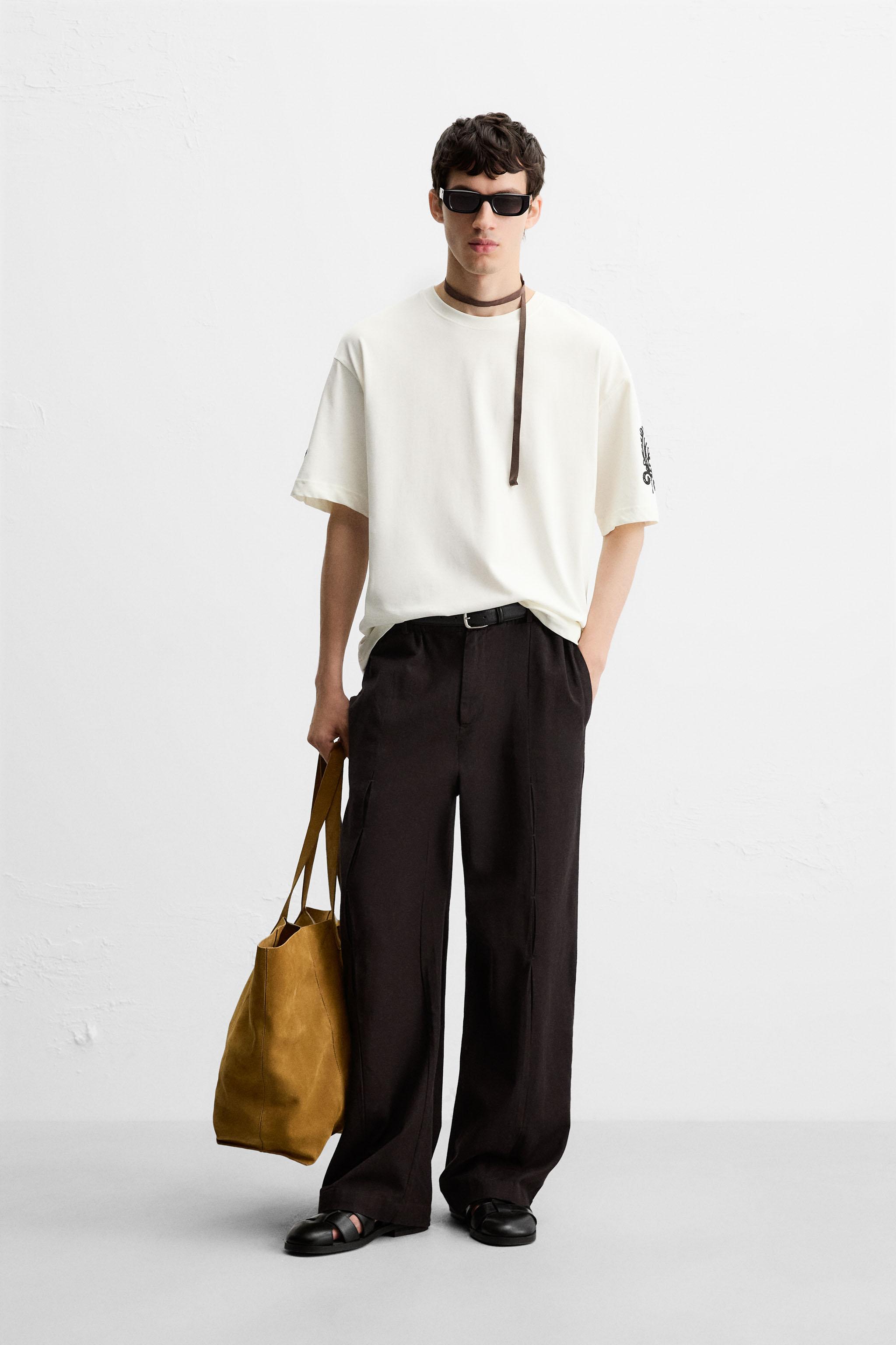 CHEMISE BRODERIES CONTRASTE