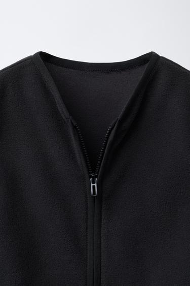 POLARTEC ® FLEECE GILET - Black by Zara - Image 2