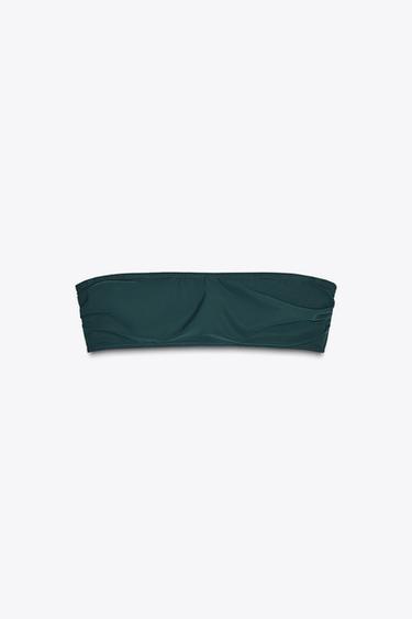 BANDEAU-BIKINITOP MET BEUGELS - FLES van Zara