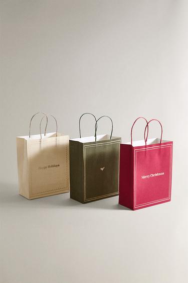 LOT SACS NOTES DE MUSIQUE NOËL (LOT DE 4) - Multicolore de Zara - Image 1