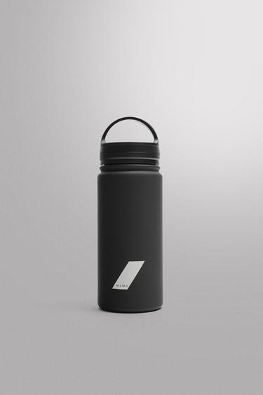 500ML STAINLESS STEEL BOTTLE - Black by Zara - Image 0