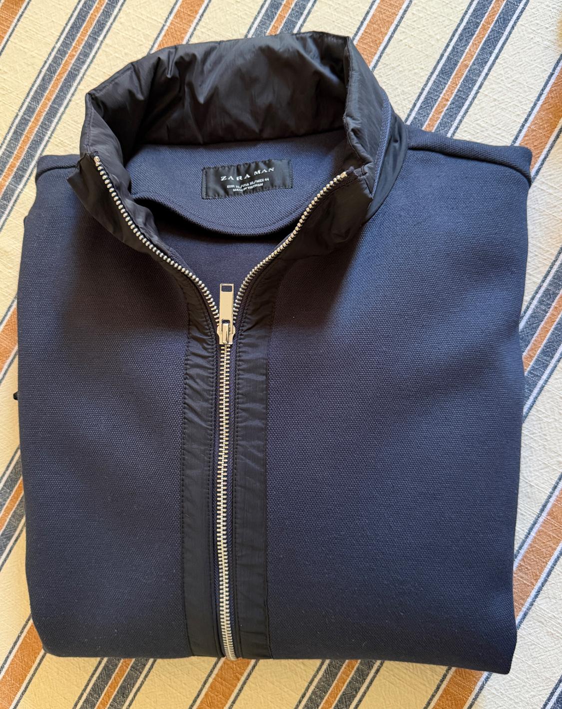 CONTRASTING TEXTURED WEAVE JACKET - Image 3