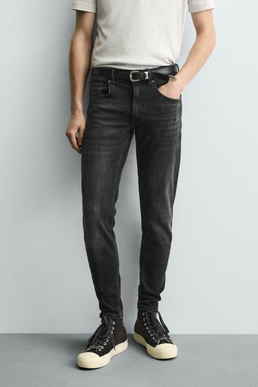 JEANS SKINNY FIT - Nero di Zara