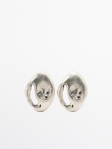 Pendientes diluidos - Plata de Zara
