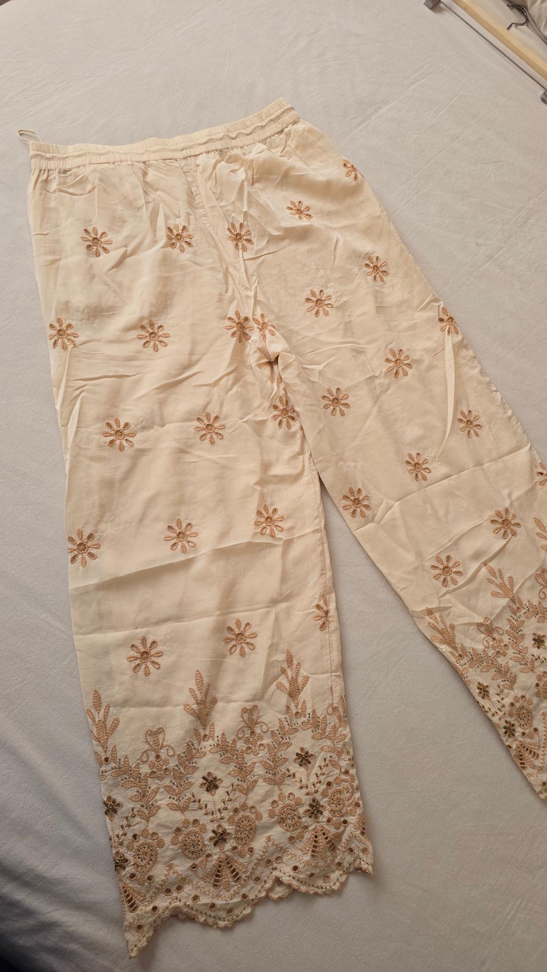 ZW COLLECTION EMBROIDERED TROUSERS - Image 6