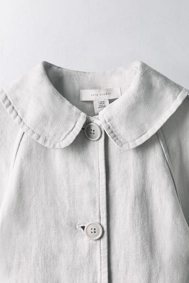 6-10 ANS/ TRENCH 100 % LIN ÉDITION LIMITÉE - Pierre de Zara - Image 2