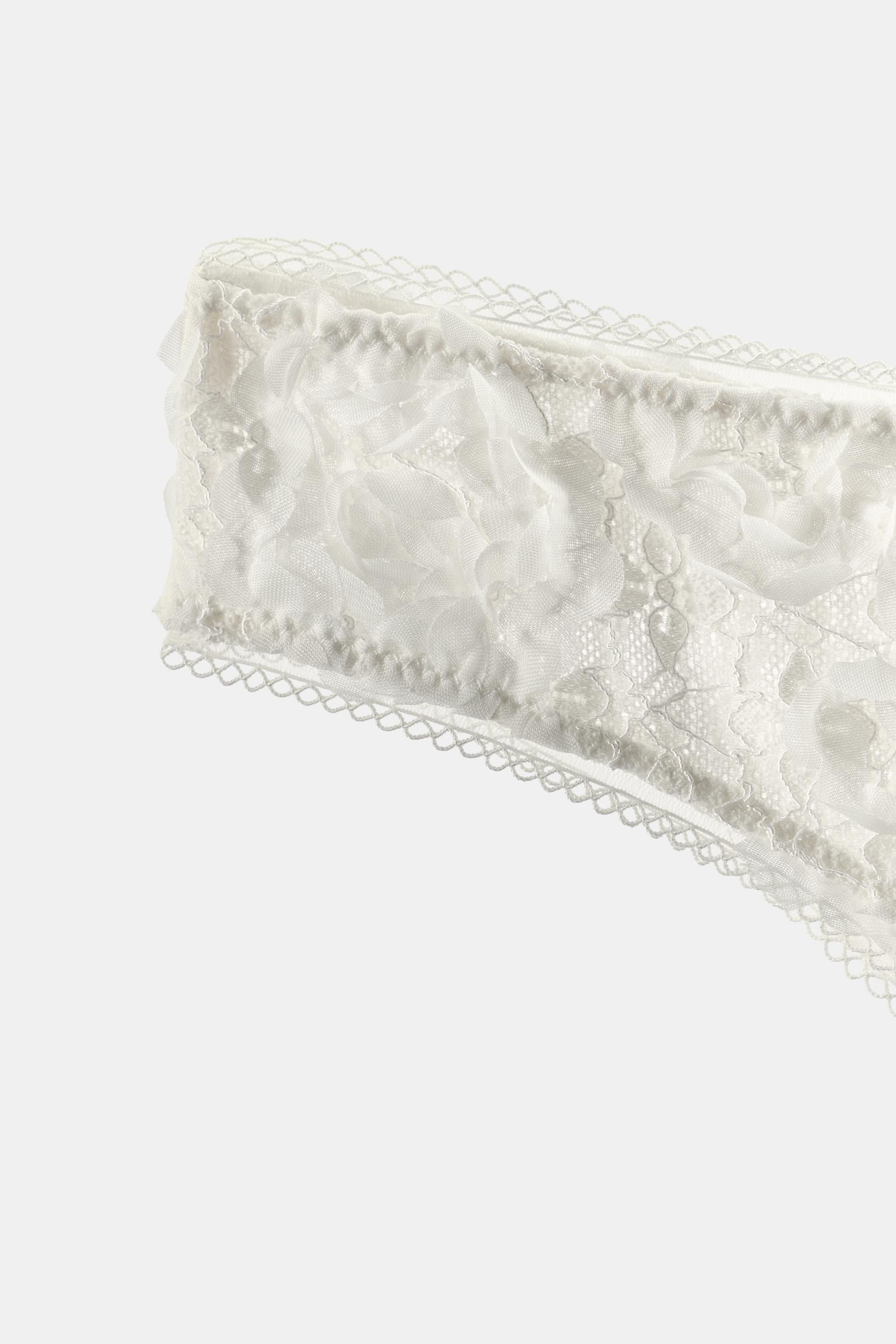 Трусы EMBOSSED, кружево — Zara — фото 9