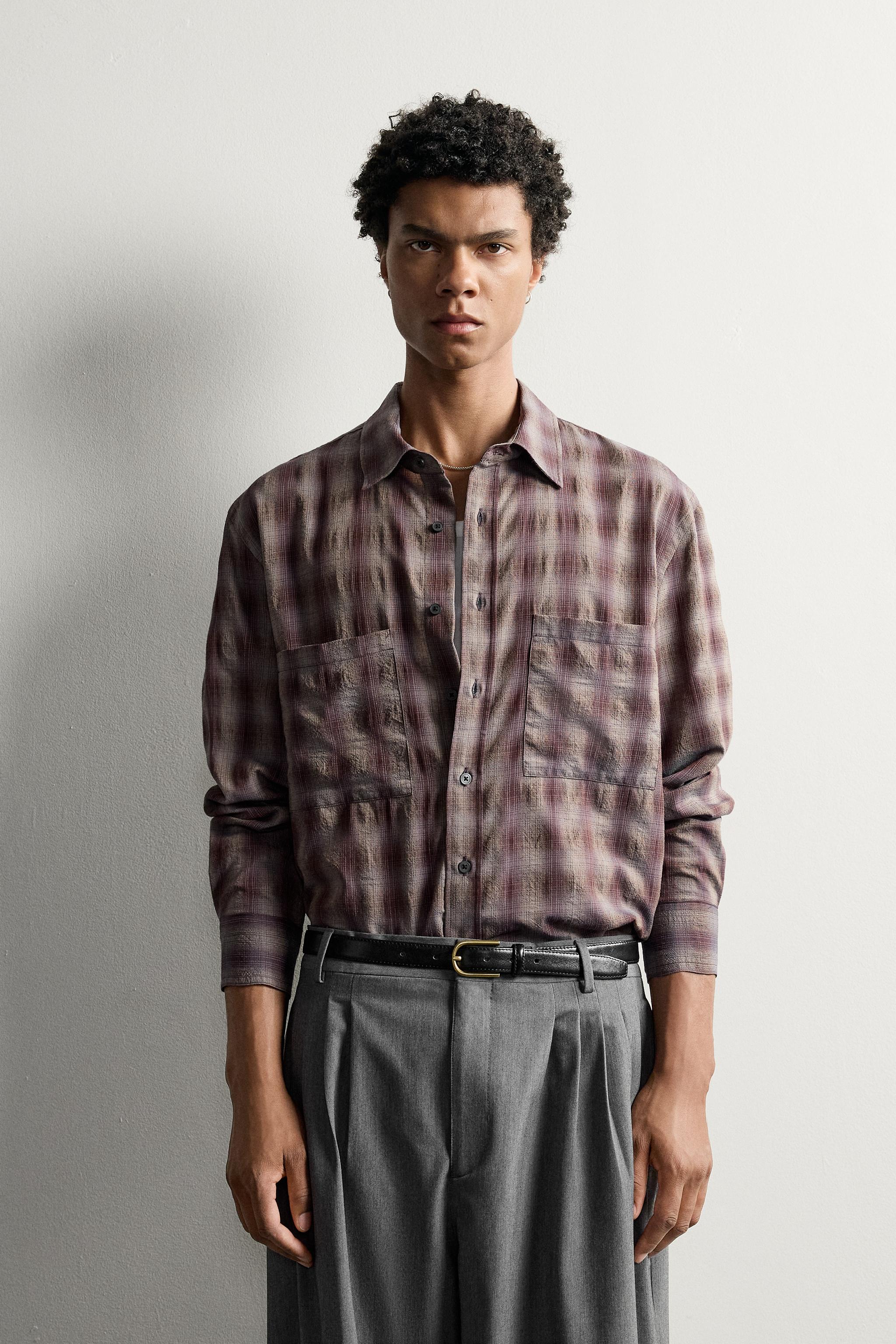 CHECKED POCKET SHIRT — 694