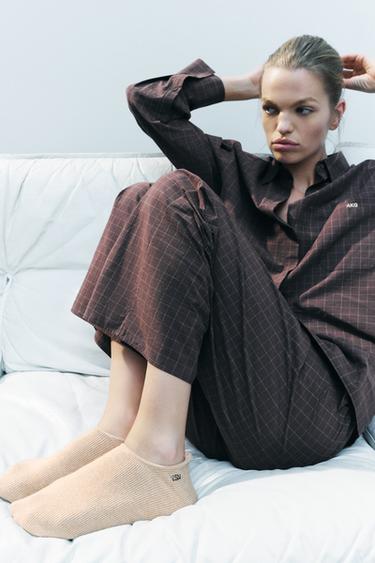 КРОССОВКИ ИЗ СМЕСОВОЙ ШЕРСТИ — БЕЖЕВЫЙ от Zara — изображение 0