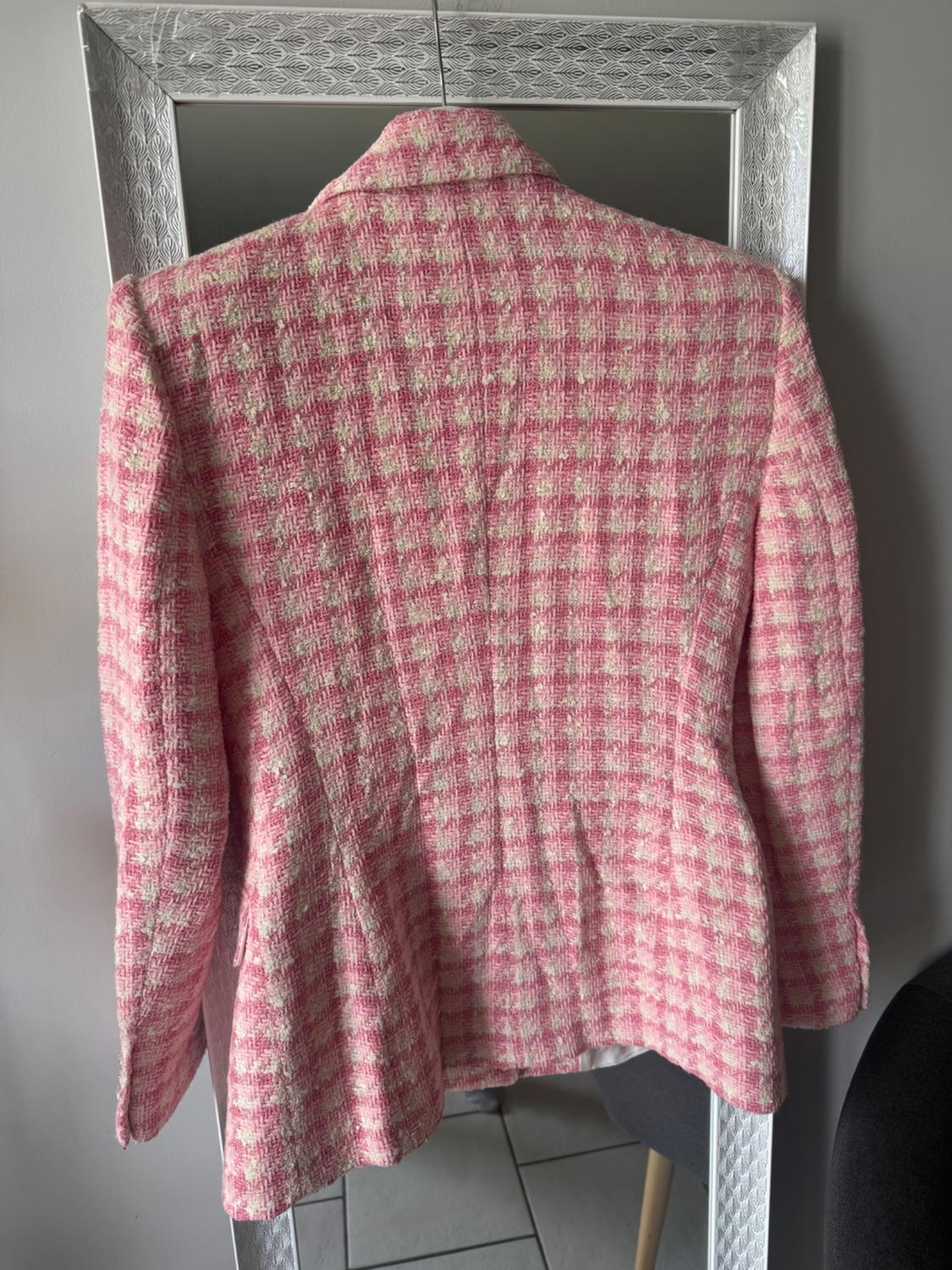 TEXTURED DOUBLE-BREASTED BLAZER - Image 2