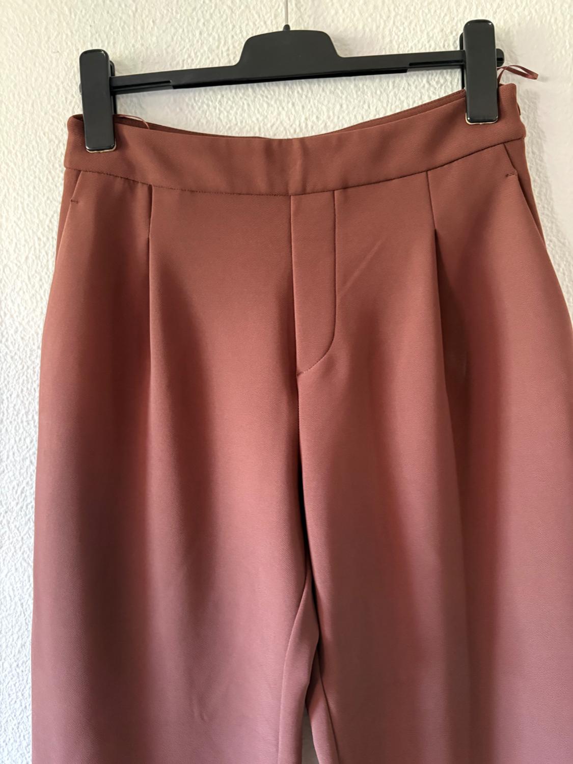 WIDE-LEG CREPE TROUSERS - Image 2