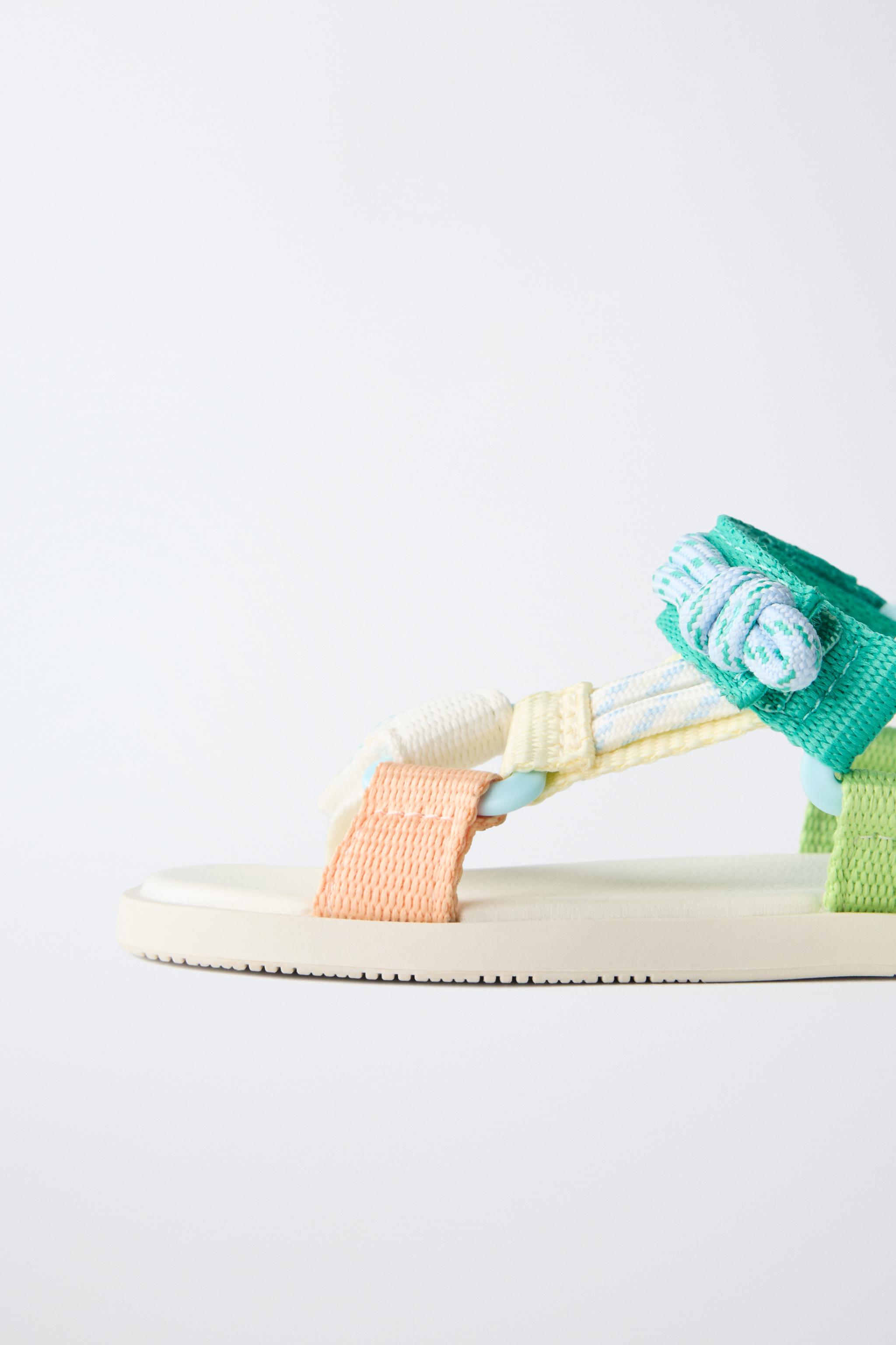 Детские сандалии Zara MULTICOLOR BAREFOOT TECHNICAL SANDALS — фото 4