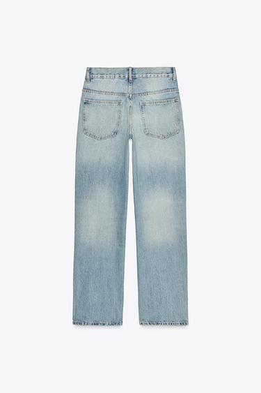 JEANS TRF DROIT TAILLE BASSE - Bleu clair de Zara - Image 6