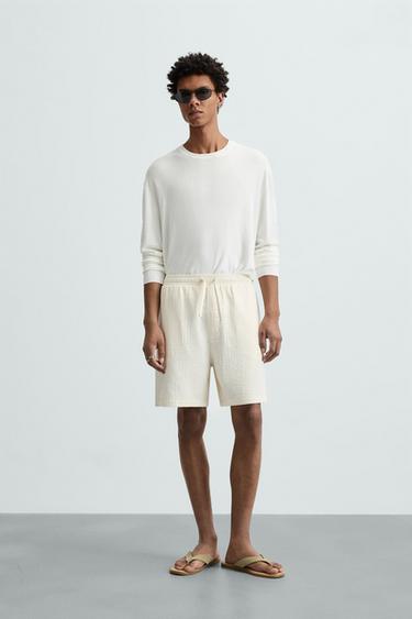 BASIC VISCOSE BLEND SWEATER - Oyster-white by Zara - Image 0