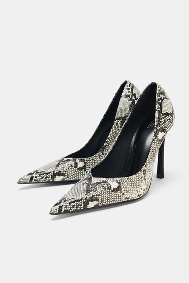 ANIMAL PRINT HIGH-HEEL SHOES - Snakeskin by Zara - Image 3