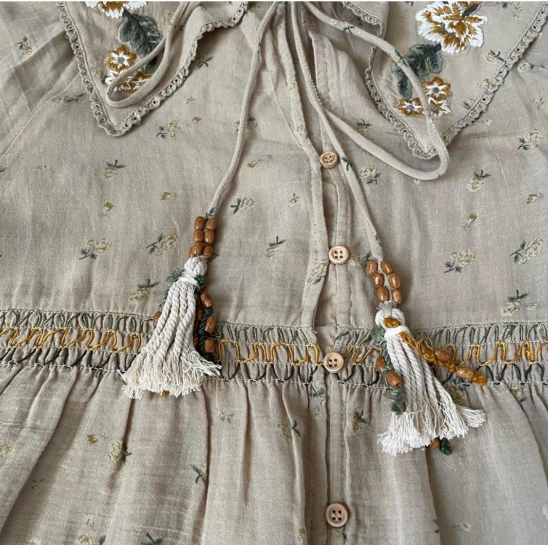 PETER PAN COLLAR MINI DRESS - Image 9