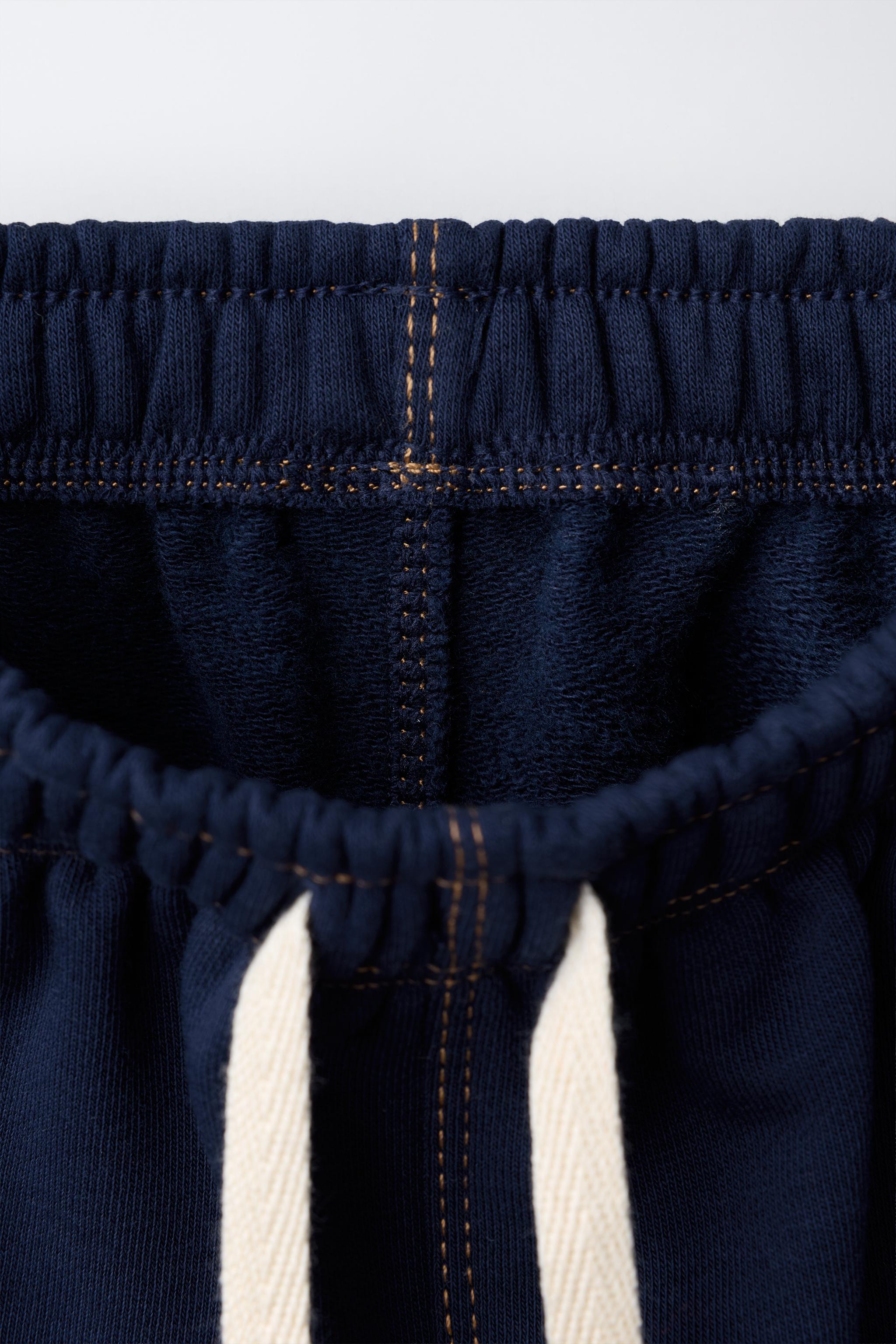 Детские брюки Zara CONTRAST STITCH BALLOON PANTS — фото 3
