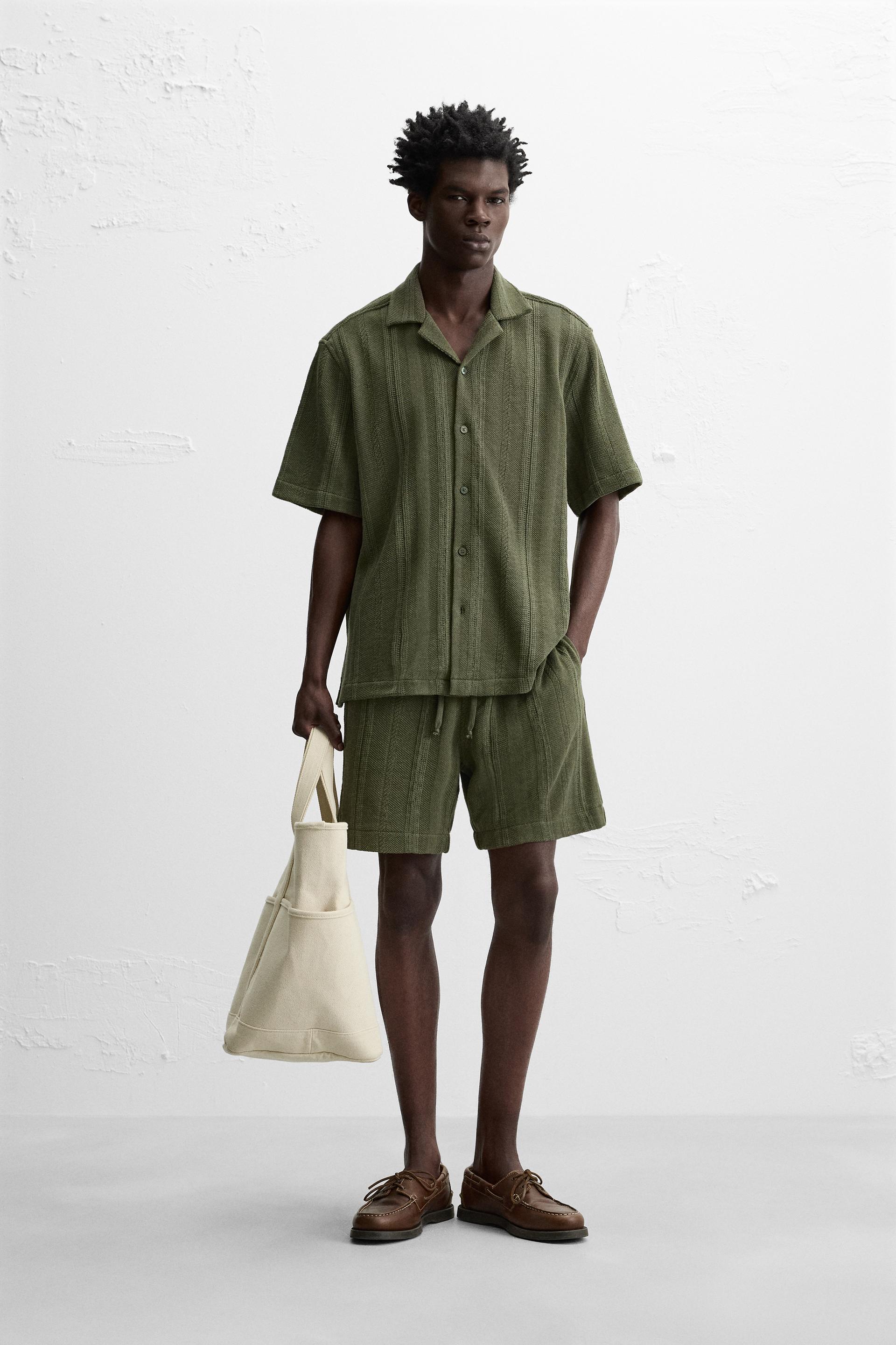 STRIPED JACQUARD SHIRT