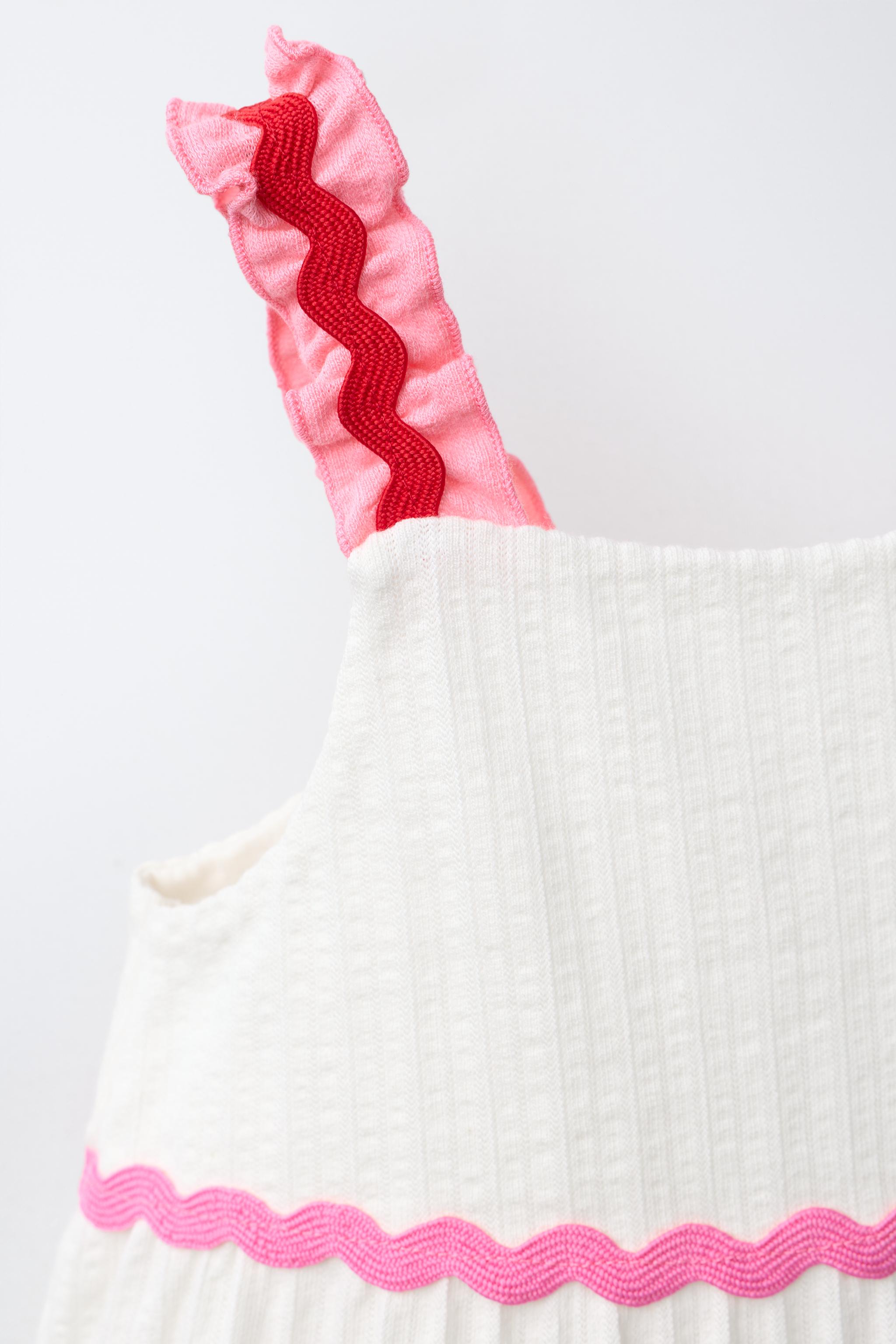MULTI-COLOR RUCHED DRESS