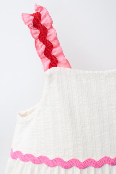 MULTICOLOURED RICK RACK DRESS - Multicoloured by Zara - Image 2