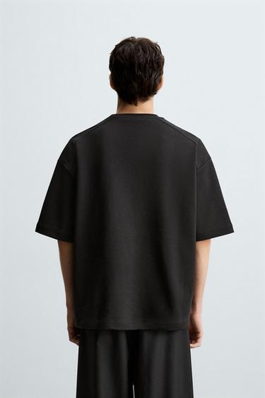 SWEAT INTERLOCK TECHNIQUE - Noir de Zara - Image 2