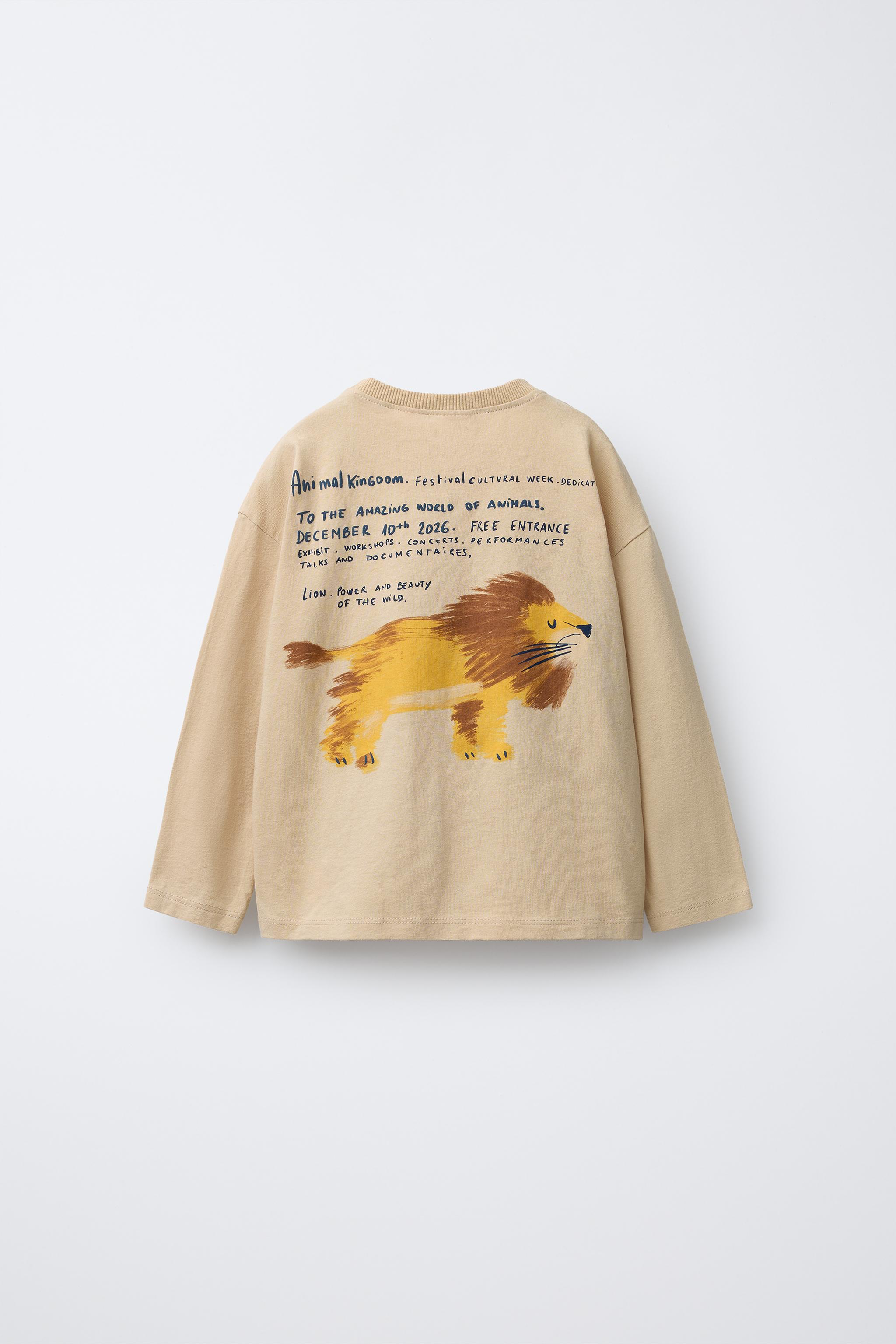 LION PRINT T-SHIRT