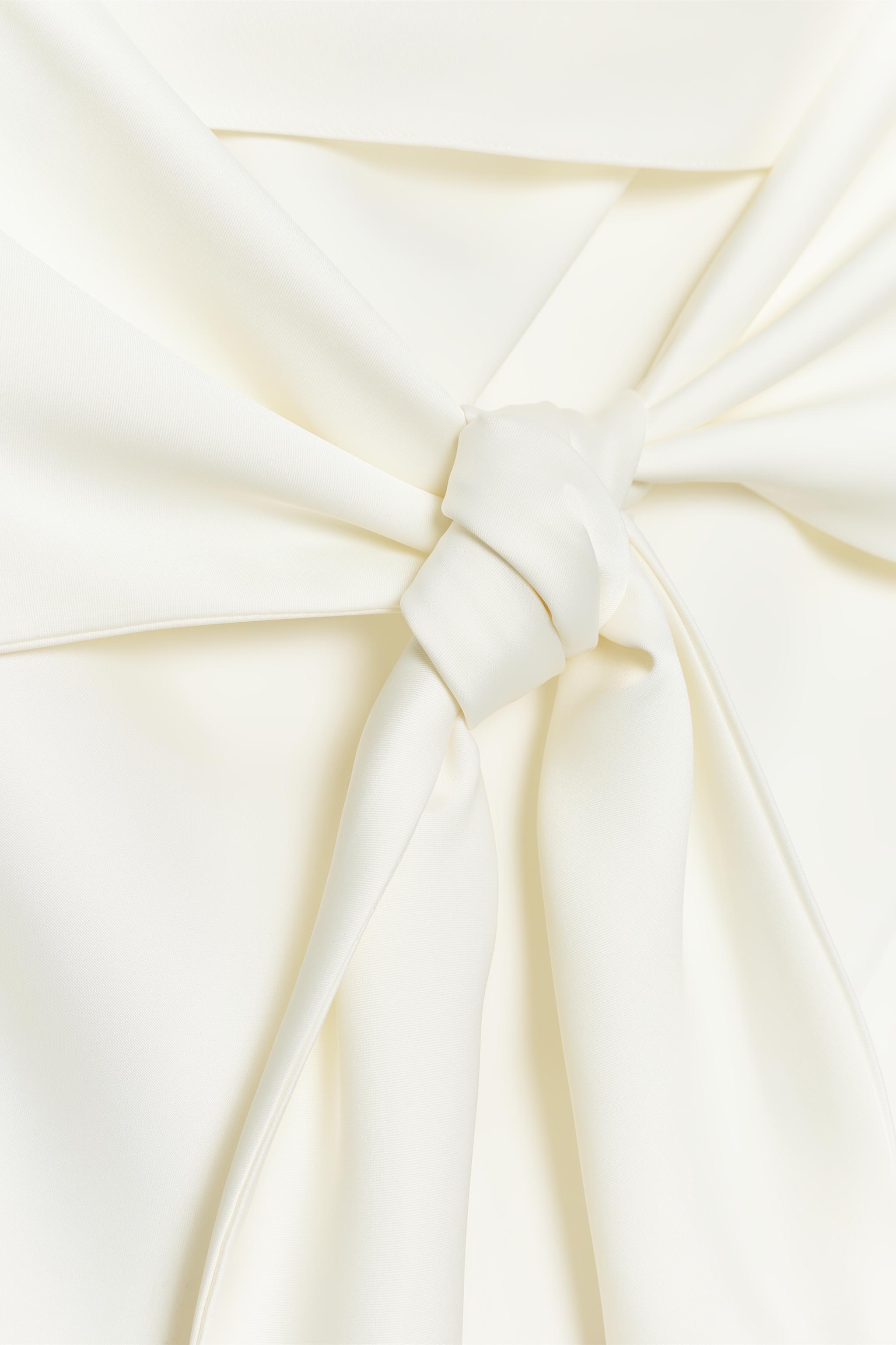 SATIN-EFFECT HALTER TOP - thumbnail 3