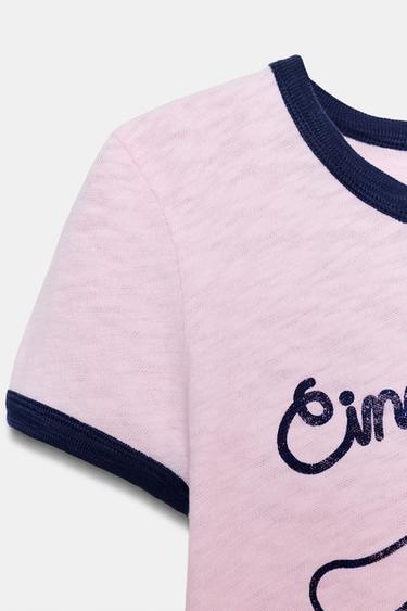 CINNAMOROLL© SLUB KNIT T-SHIRT - Pink by Zara - Image 3