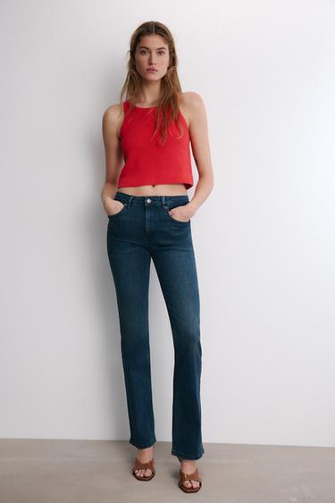 TOP PUNTO TIRANTES - Fresa de Zara - Imagen 0