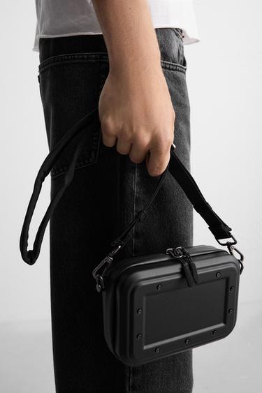 BANDOLERA CAJA - Negro de Zara - Imagen 0