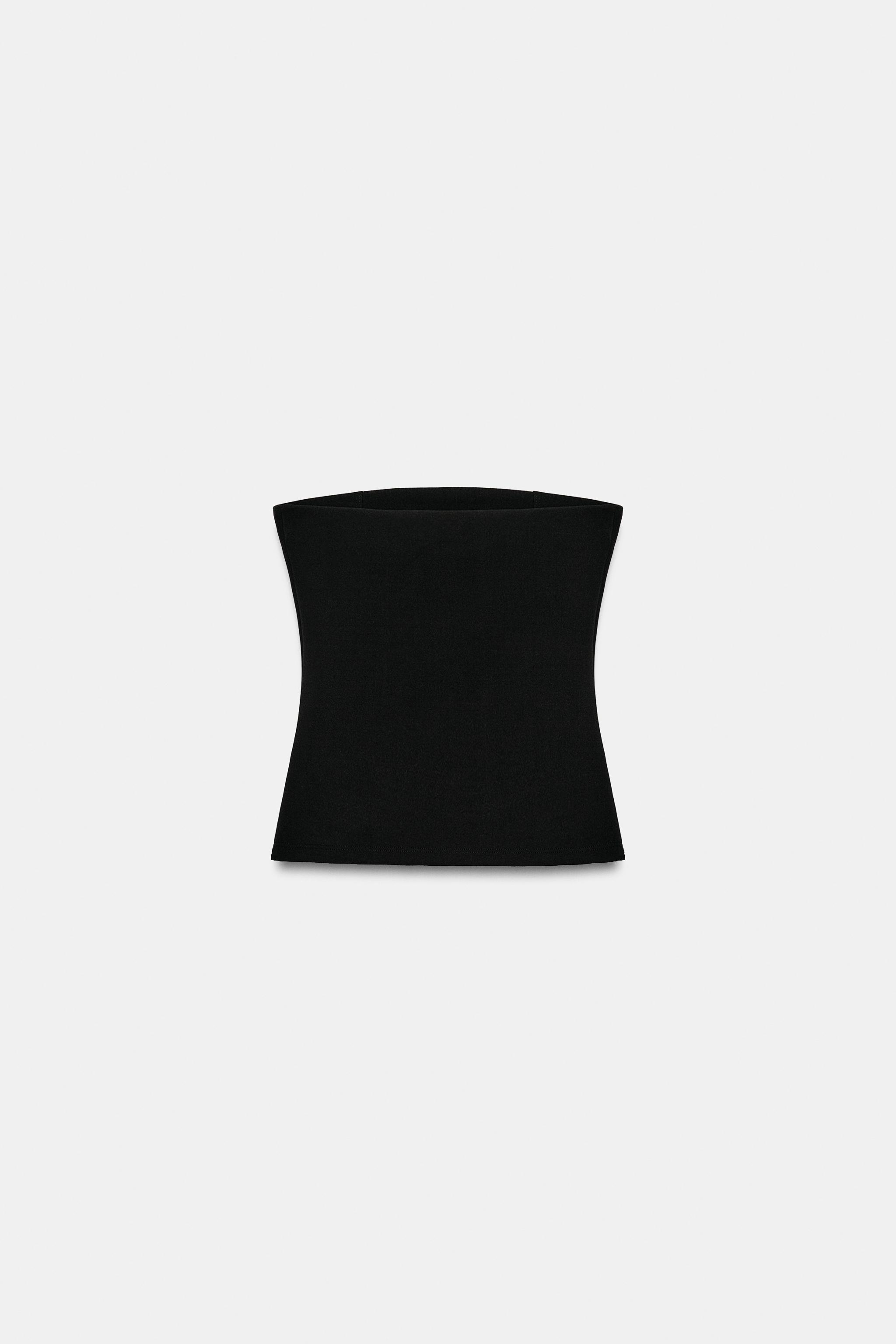 STUDDED STRETCH BANDEAU TOP